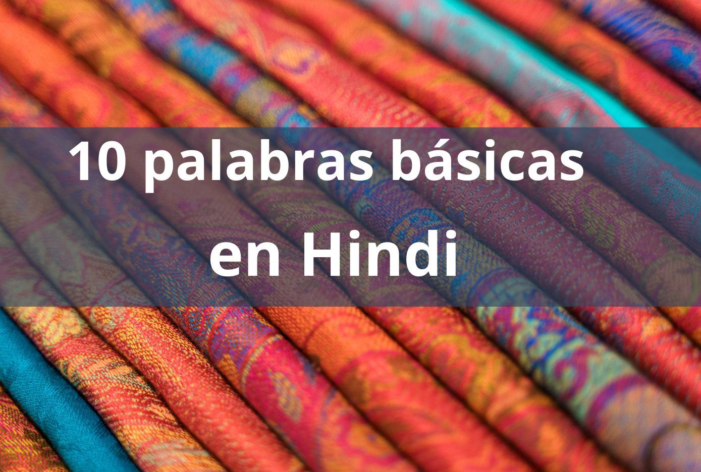 10 palabras basicas en hindi