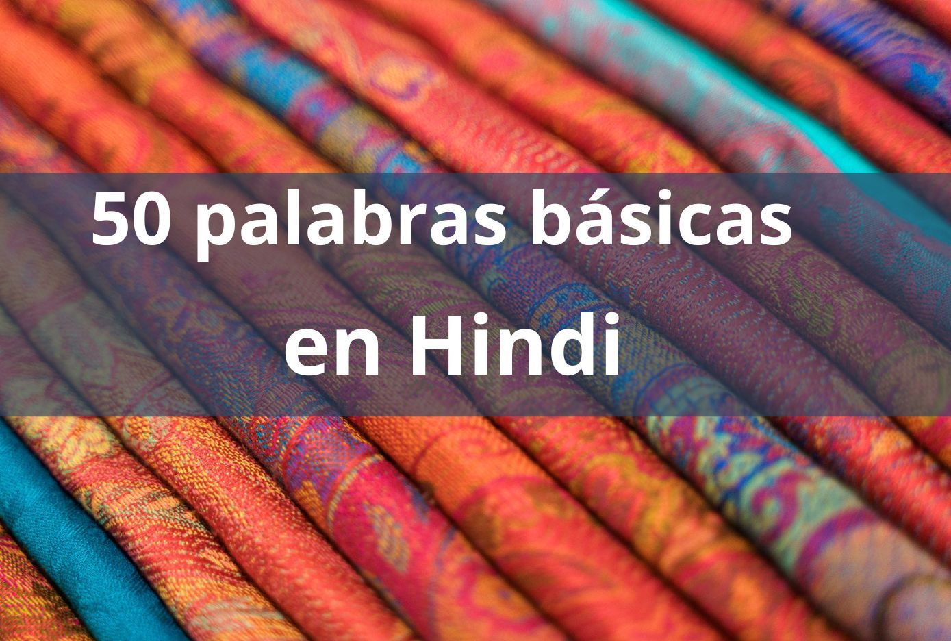 50 palabras basicas en hindi