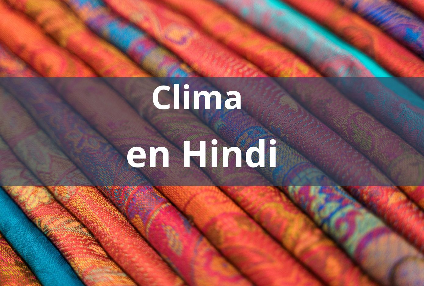 clima en hindi