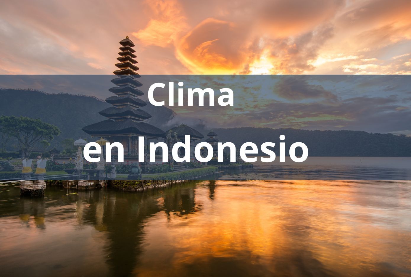 clima en indonesio