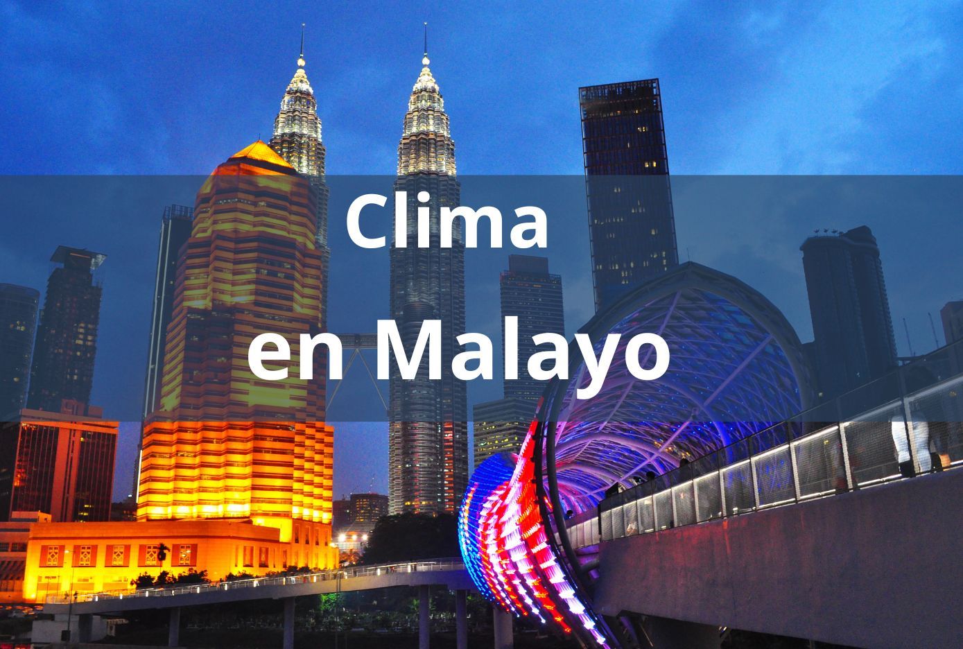 Cómo decir el clima en Malayo