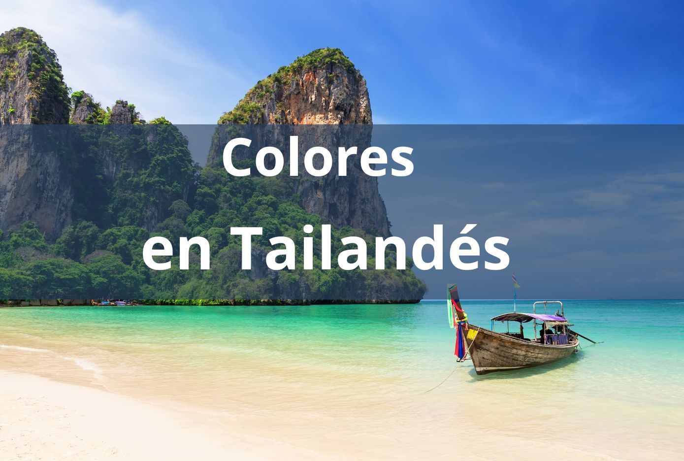 Como se dicen los colores en Tailandés