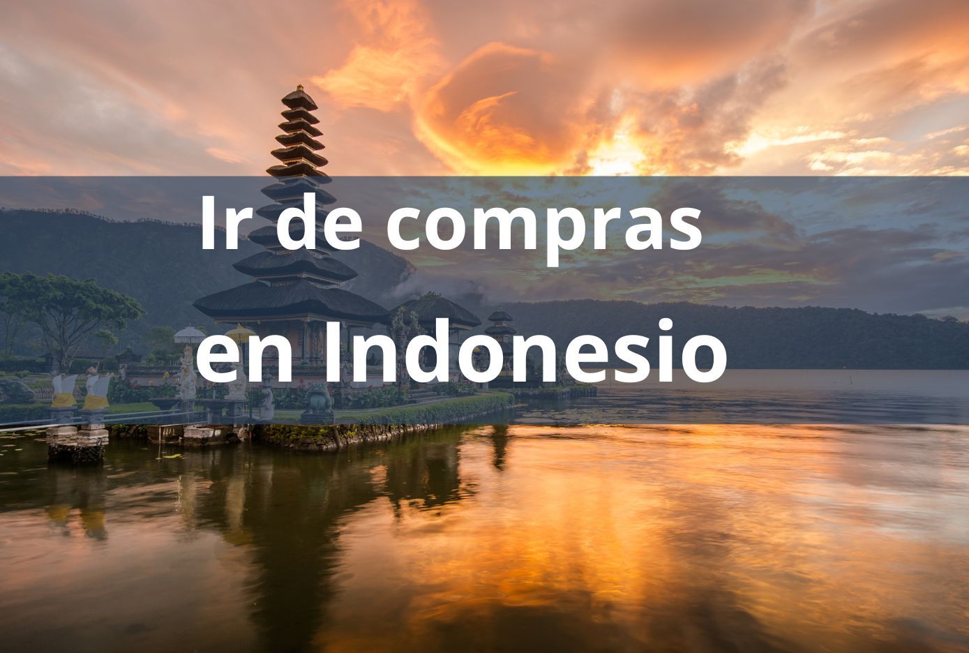 compras en indonesio