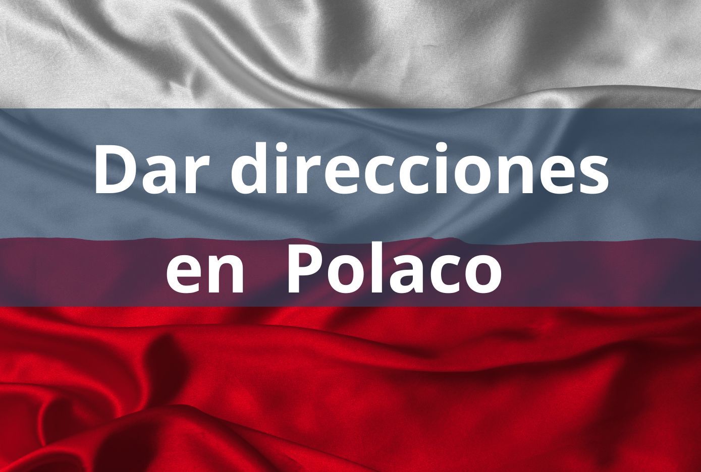 dar direcciones en polaco