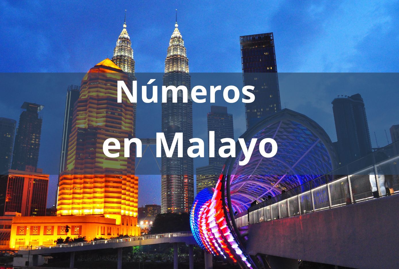 Cómo decir los números en Malayo