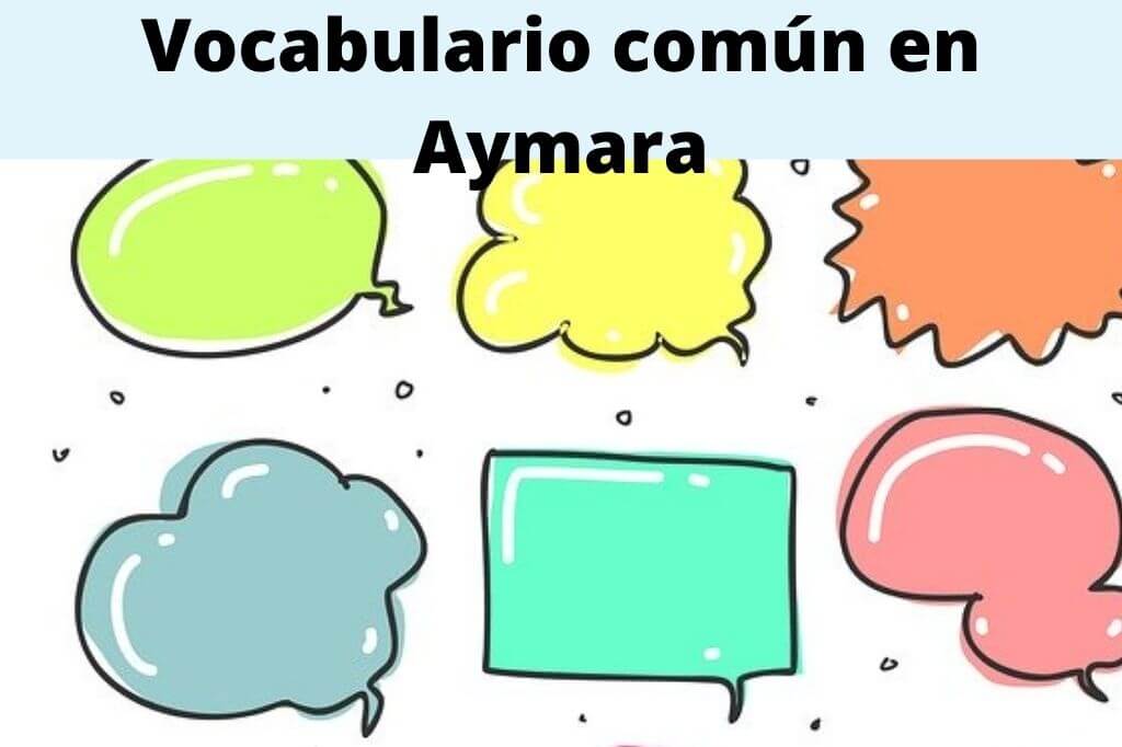 vocabulario comun en aymara